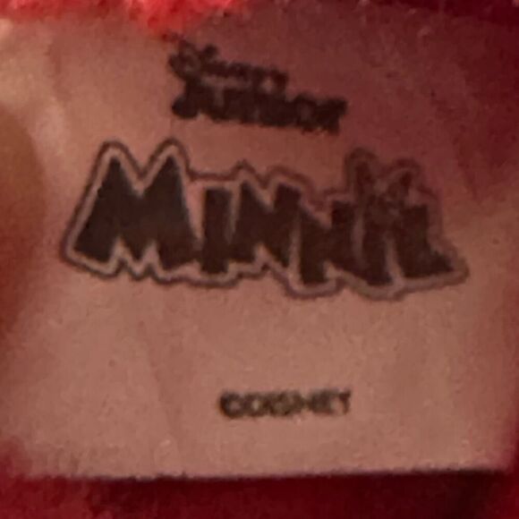 Disney Junior Minnie Mouse Slippers Red with Bows | Toddler Size 5/6 - Picture 2 of 9